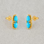 CELESTE DUET TURQUOISE STUDS