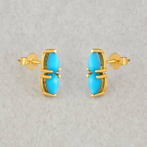CELESTE DUET TURQUOISE STUDS