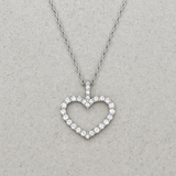 MIRA DIAMOND HEART PENDANT
