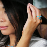 CELESTE TURQUOISE WRAP RING