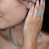 CELESTE TURQUOISE WRAP RING