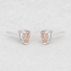 CELESTE SOLO MORGANITE STUDS
