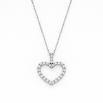 MIRA DIAMOND HEART PENDANT