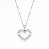 MIRA DIAMOND HEART PENDANT