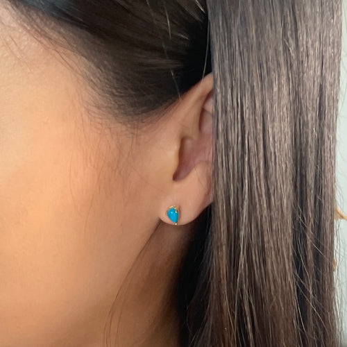 CELESTE SOLO TURQUOISE STUDS