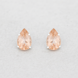 CELESTE SOLO MORGANITE STUDS