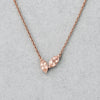 CELESTE DUET MORGANITE NECKLACE