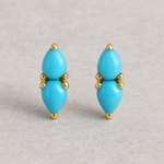 CELESTE DUET TURQUOISE STUDS