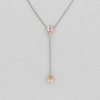 CELESTE CASCADE MORGANITE NECKLACE