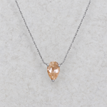 CELESTE SOLO MORGANITE NECKLACE