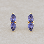 CELESTE DUET TANZANITE STUDS