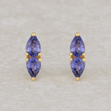 CELESTE DUET TANZANITE STUDS