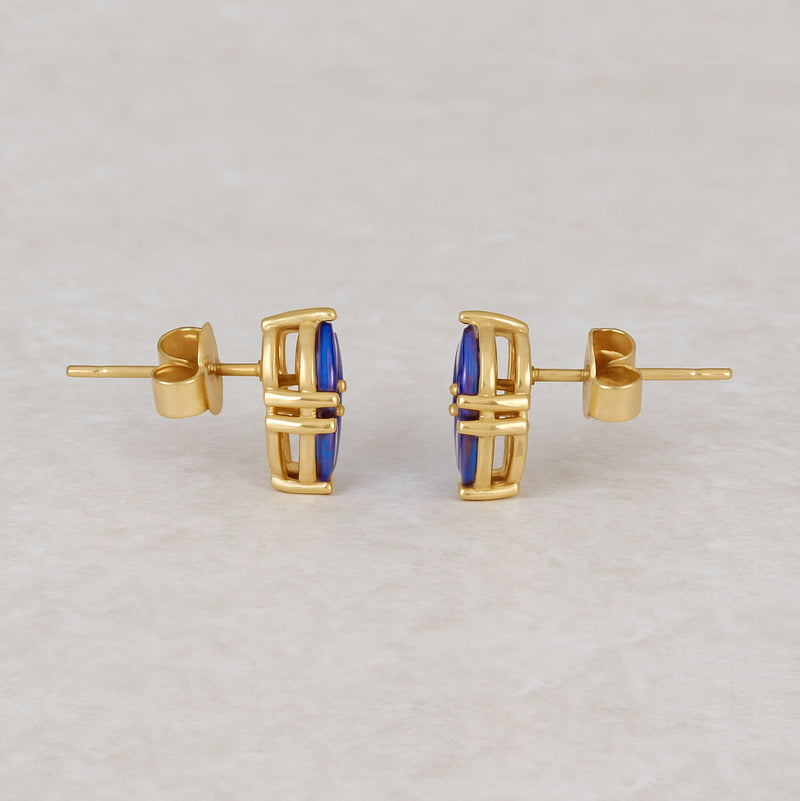 CELESTE DUET TANZANITE STUDS