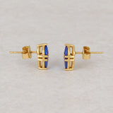CELESTE DUET TANZANITE STUDS