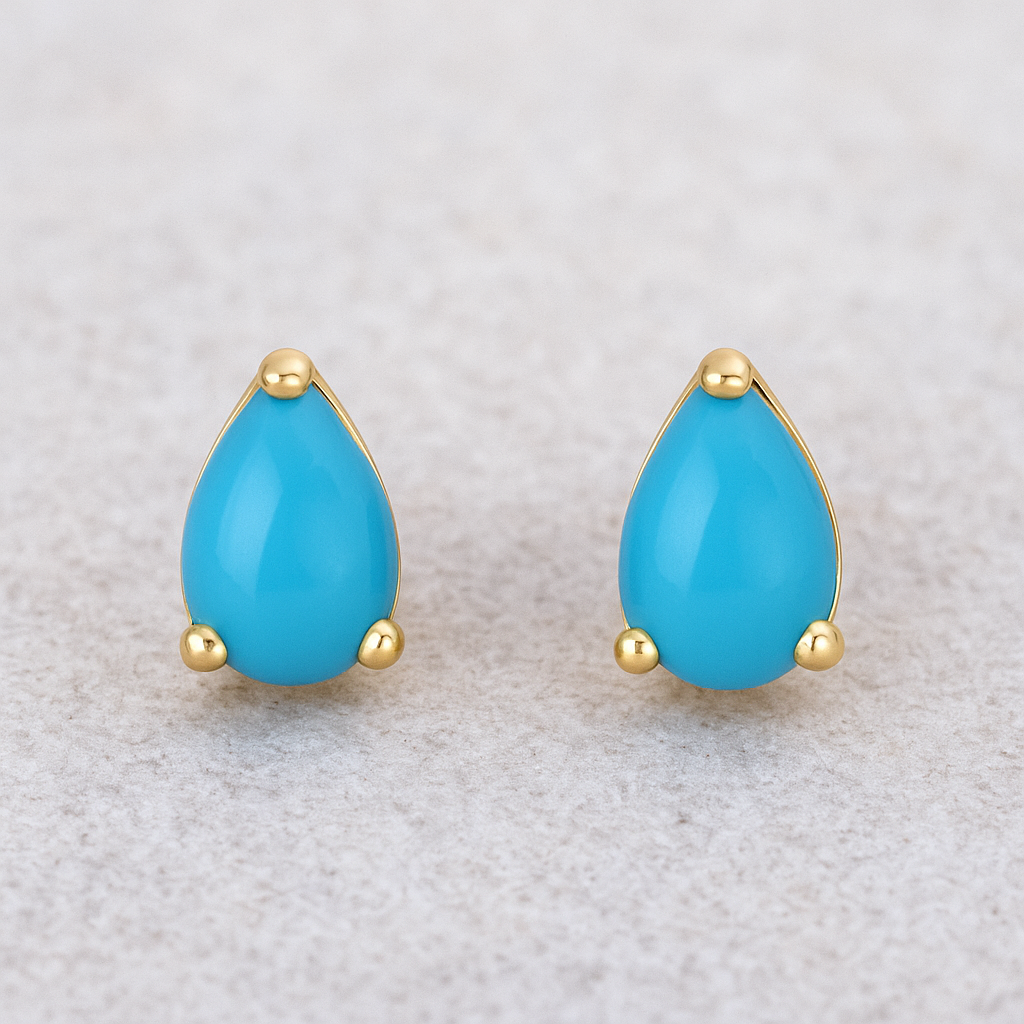 CELESTE SOLO TURQUOISE STUDS