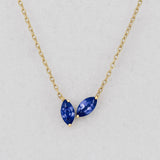 CELESTE DUET TANZANITE NECKLACE