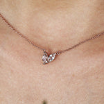 CELESTE DUET MORGANITE NECKLACE