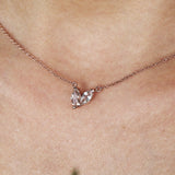 CELESTE DUET MORGANITE NECKLACE