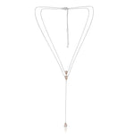 CELESTE SOLO MORGANITE NECKLACE