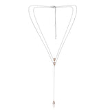 CELESTE SOLO MORGANITE NECKLACE