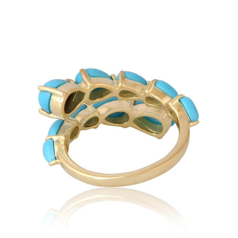 CELESTE TURQUOISE WRAP RING