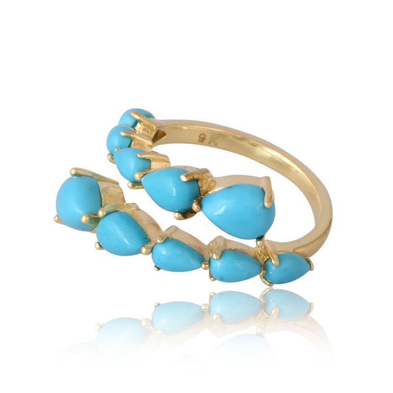CELESTE TURQUOISE WRAP RING