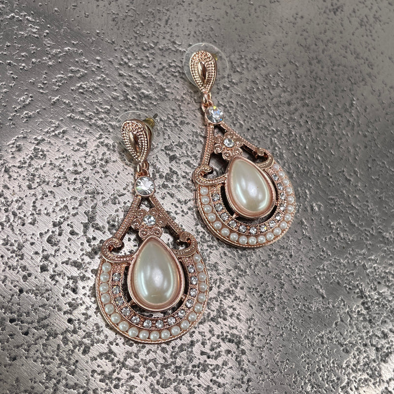 TORNO EARRINGS - Rose Gold