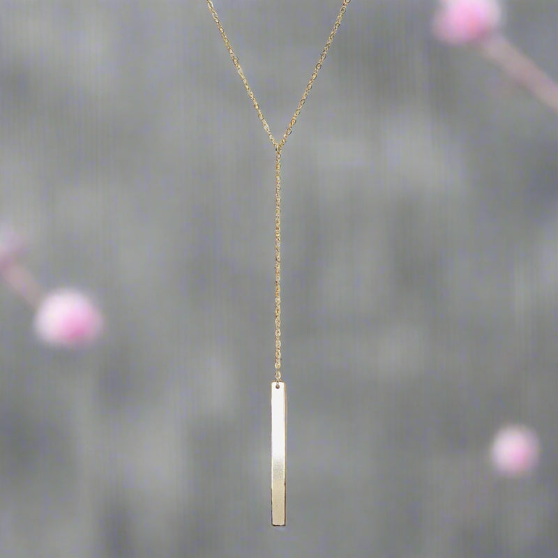 Barrclay Necklace 14k Gold Filled • Chain • Gold • Lariat Necklace • Long