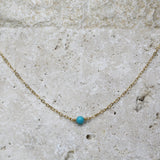 Chayse Turquoise Necklace 14k Gold Filled • Chain • Chocker • Necklaces
