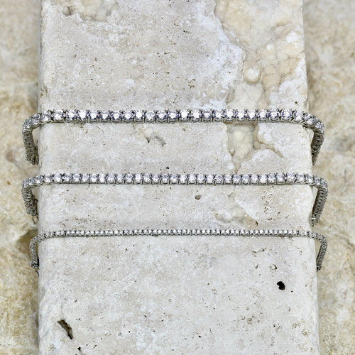 Classic Diamond Tennis Bracelet 5.00ct to 7.00ct 18k White Gold • Bracelets • Bridal • Classic Diamond Tennis Bracelet • Diamond