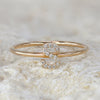 Diamond Initial Rings 18k Gold • Custom Ring • Diamond • Diamond Initial • Letter