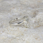 Lila Double Diamond Ring Baguette Diamonds • Blackened Silver • Diamond • Diamond Ring • Engagement