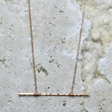 Lucia Bar Necklace 14k Gold Filled • Bar Necklace • Chain • Gold