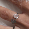 Riley Diamond Ring Blackened Silver • Diamond • Oxidised • Rings • Serafina