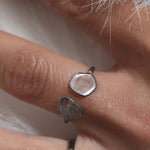 Riley Diamond Ring Blackened Silver • Diamond • Oxidised • Rings • Serafina