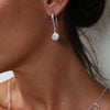 Rocca Diamond Earrings Blackened Silver • Bridal • Diamond • Diamond Drop Earrings