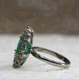 ROSALIE EMERALD & DIAMOND RING